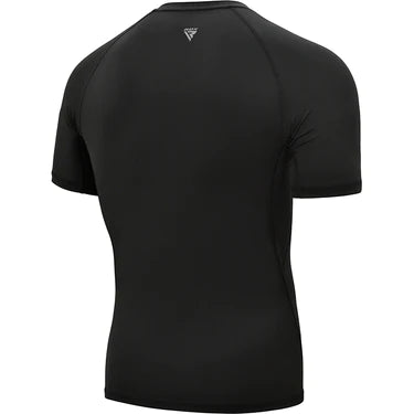 RDX T15 Short Sleeve Black Rash Guard