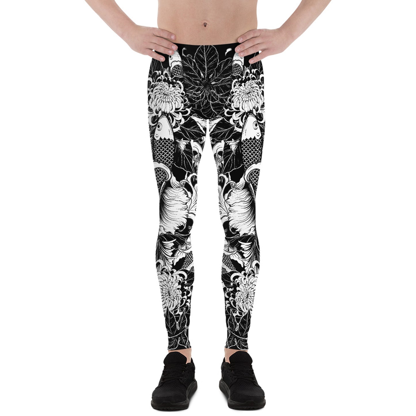 Koi Fish Tattoo Leggings for Men